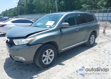 2013 Toyota Highlander Base Plus z USA, uszkodzony, nr VIN 5TDZA3EH4DS043215